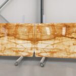 Yellow marble