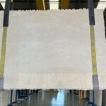 Beige marble in slabs