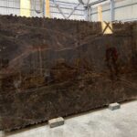 Brown marble