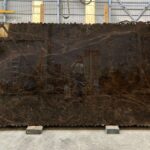 Brown marble