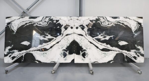 Panda marble for decorative elements