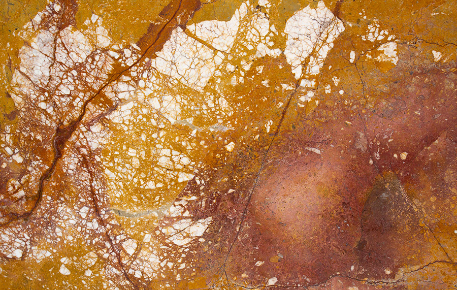 Red kristel marble in slabs