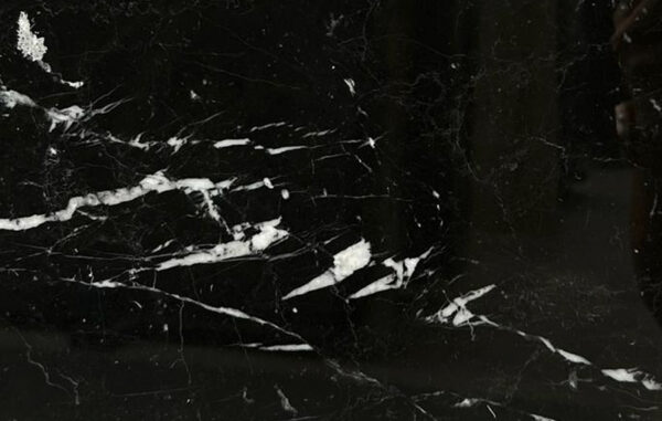 Black marble in slabs
