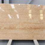 Travertine beige in slabs