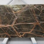 Rainforest green in slabs