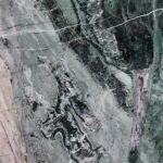 Green jade in slabs