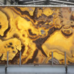 Yellow onyx traslucent