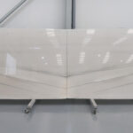 White macaubas in slabs