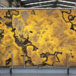 Yellow onyx backlighted