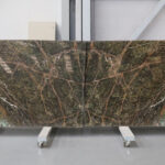 Rainforest green in slabs