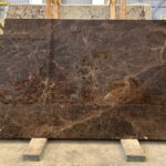 Dark emperador in slabs